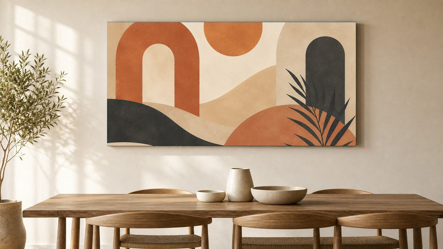 Abstract Arches Minimalist Canvas