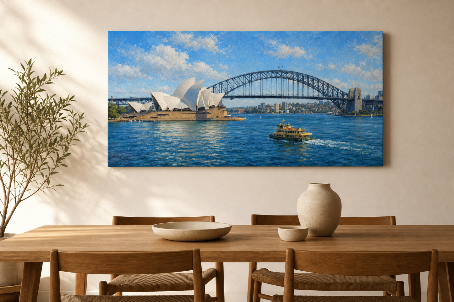 Sydney Harbour Panorama Canvas