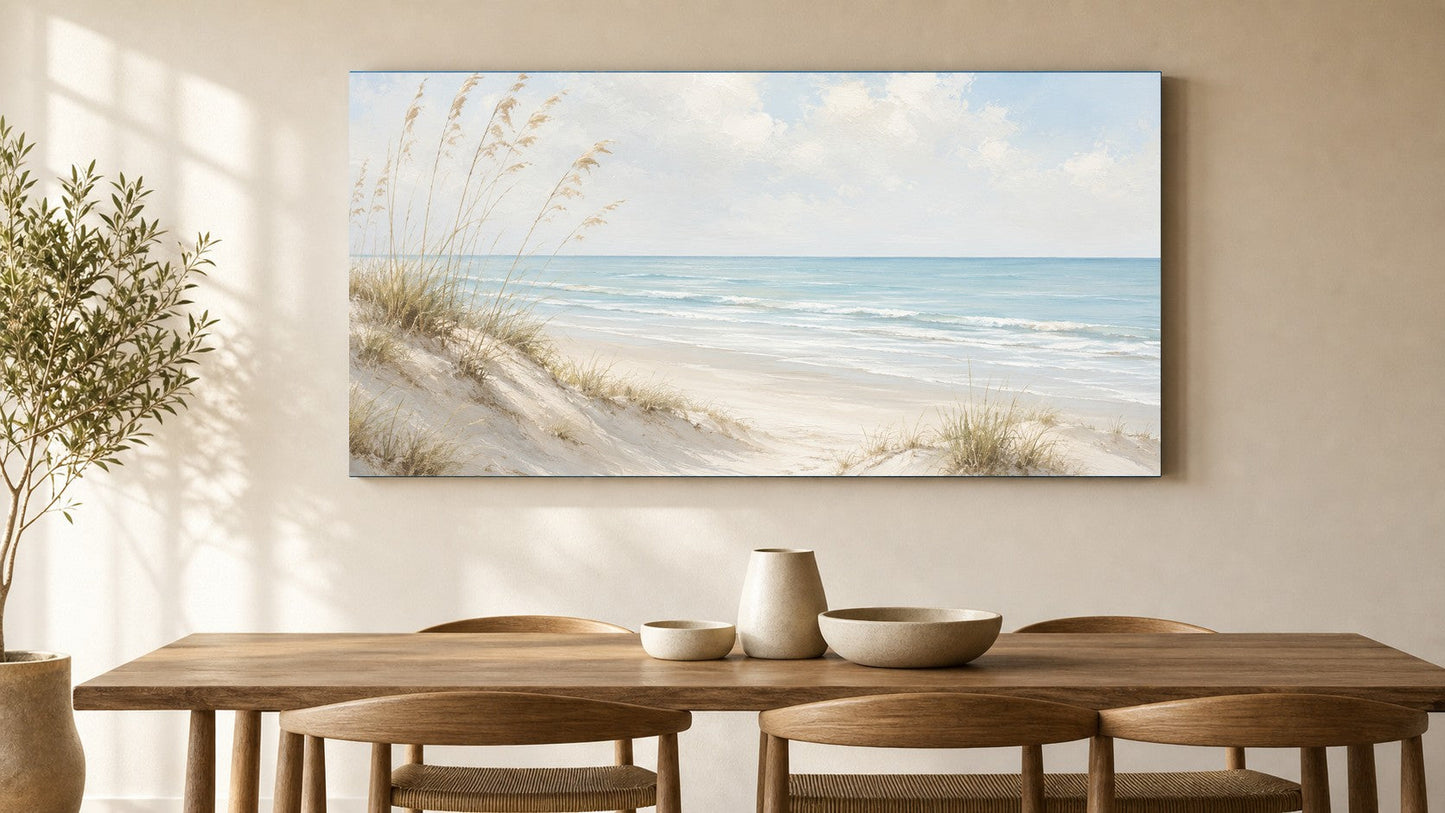 Coastal Dunes Seascape Canvas