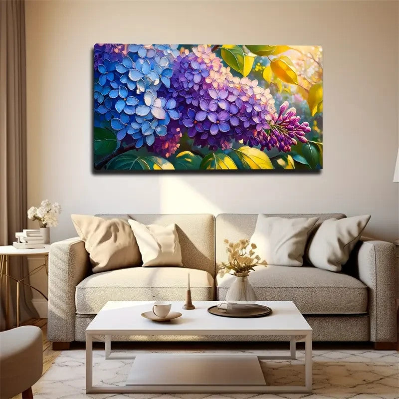 Hydrangea Floral Canvas Print