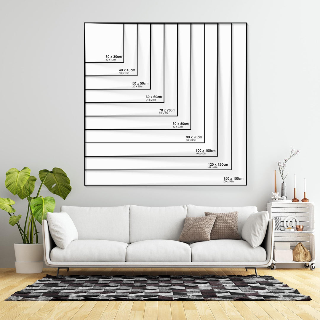 Organic Sage Green Abstract Canvas Wall Art – product view 8