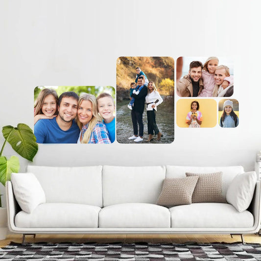 Transform Your Photos into Watercolor Art! - Personalized Watercolor Photo Wall Decals - Perfect Gift -Eco-Friendly Removable Adhesive