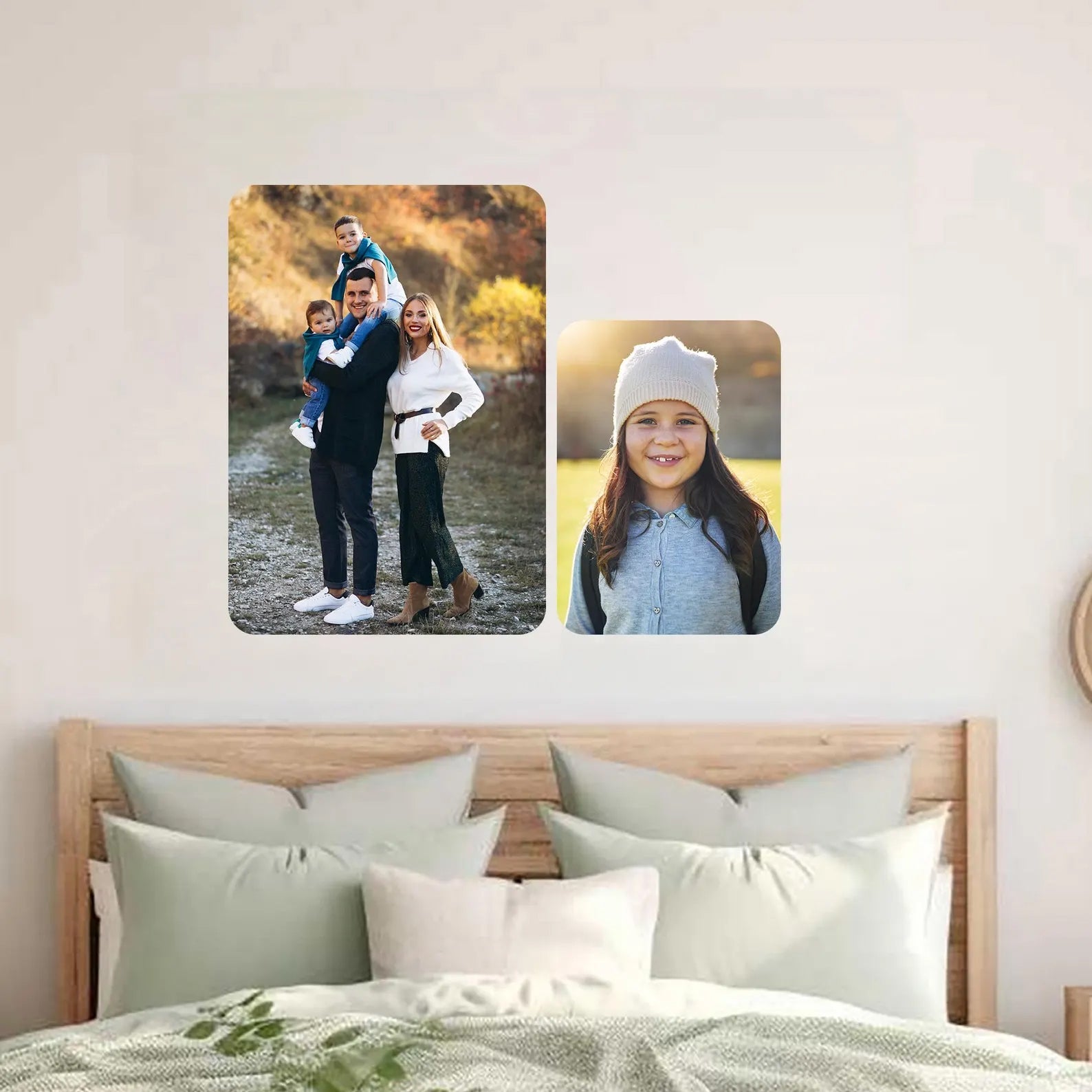 Transform Your Photos into Watercolor Art! - Personalized Watercolor Photo Wall Decals - Perfect Gift -Eco-Friendly Removable Adhesive