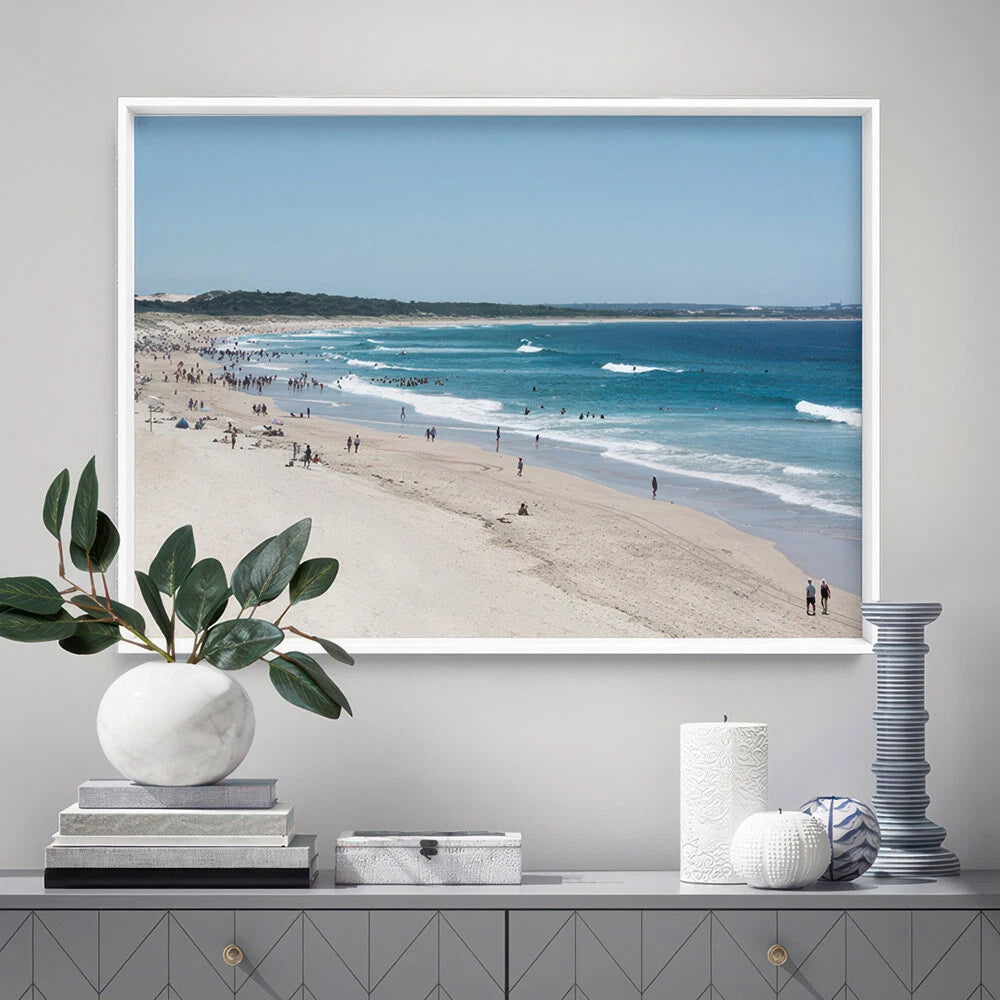 Cronulla Coastal Horizon Canvas Wall Art – gallery wall lifestyle