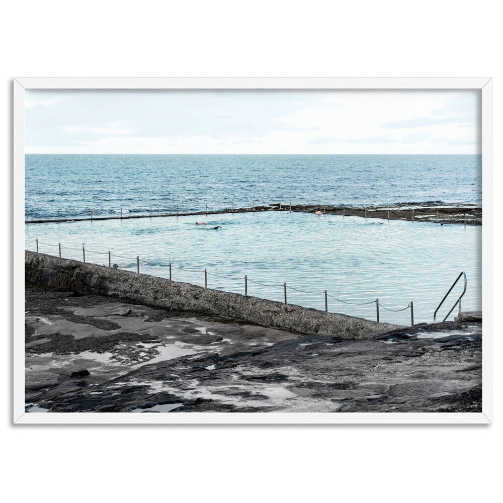 South Cronulla Rock Pool Coastal Canvas Wall Art – artwork