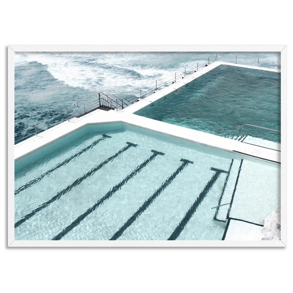 Bondi Icebergs Pool Landscape Canvas Wall Art – artwork