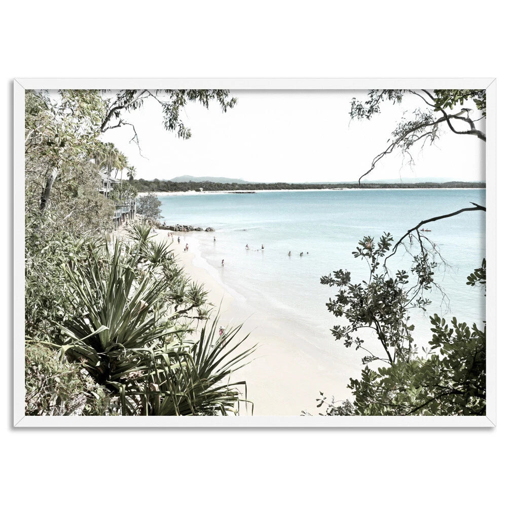 Noosa Heads Coastal Beach Canvas Wall Art – artwork