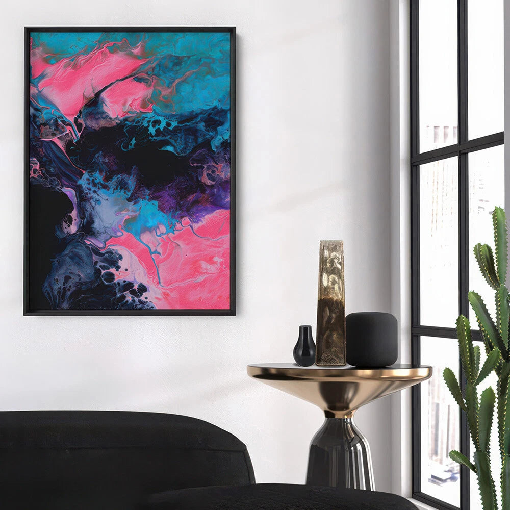 Contemporary Abstract Painting Canvas Wall Art – gallery wall lifestyle