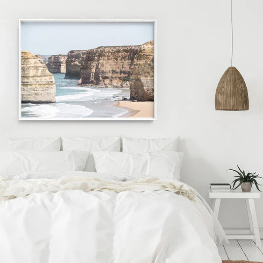 Twelve Apostles Great Ocean Road Canvas Wall Art – bedroom lifestyle