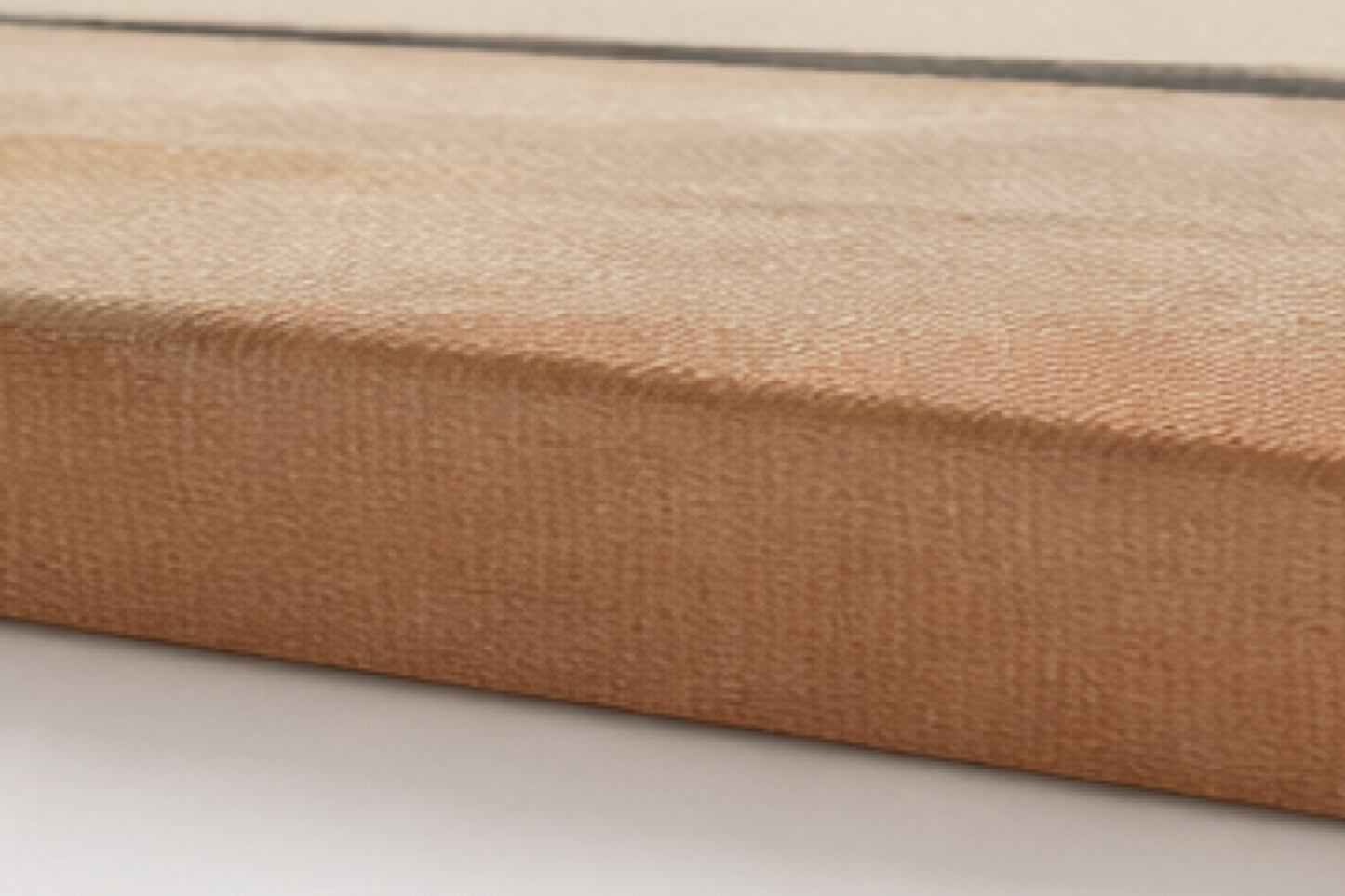 Horizon Calm printed canvas texture and wrapped edge detail