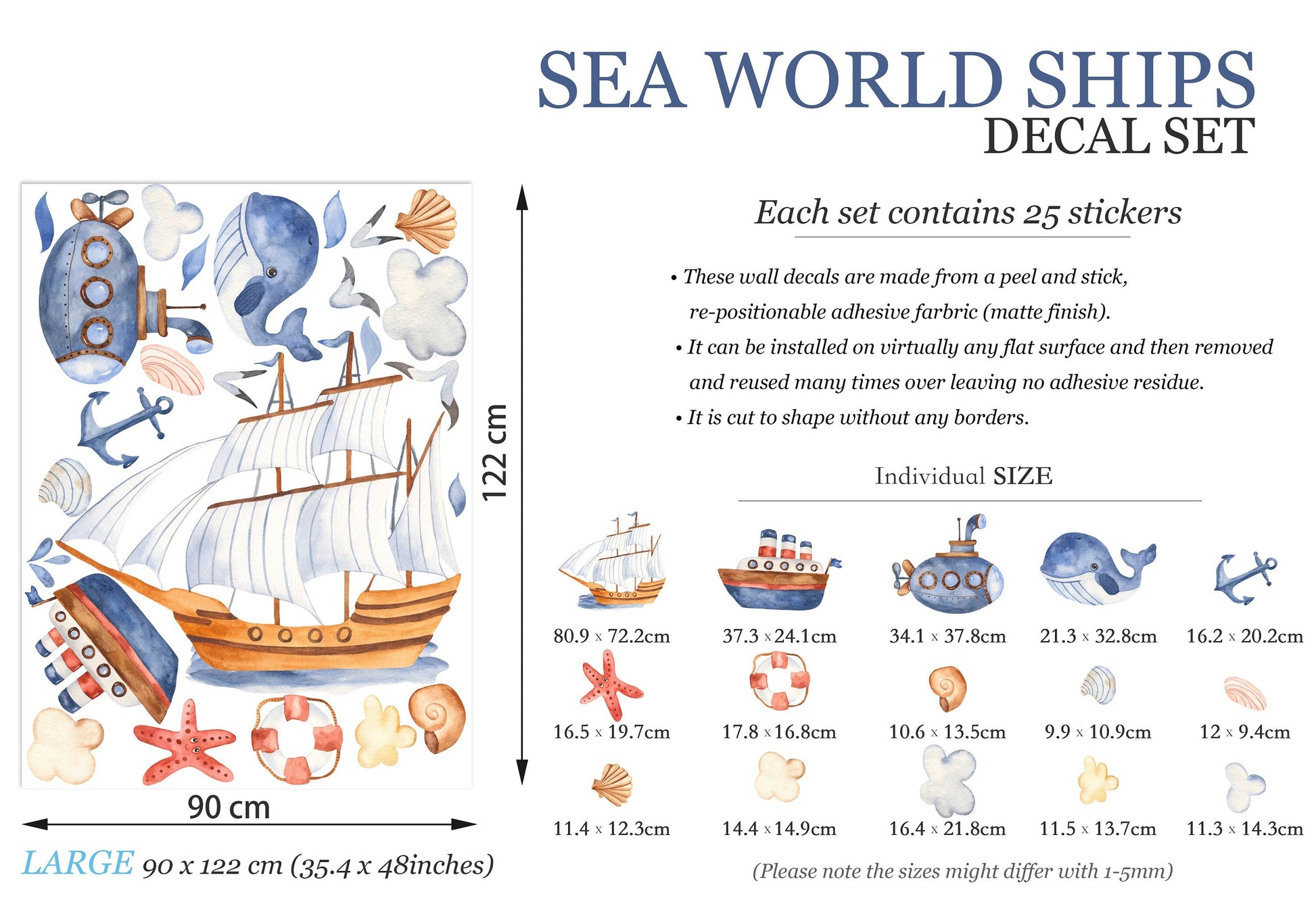 Maritime Adventures Wall Decal - BR059