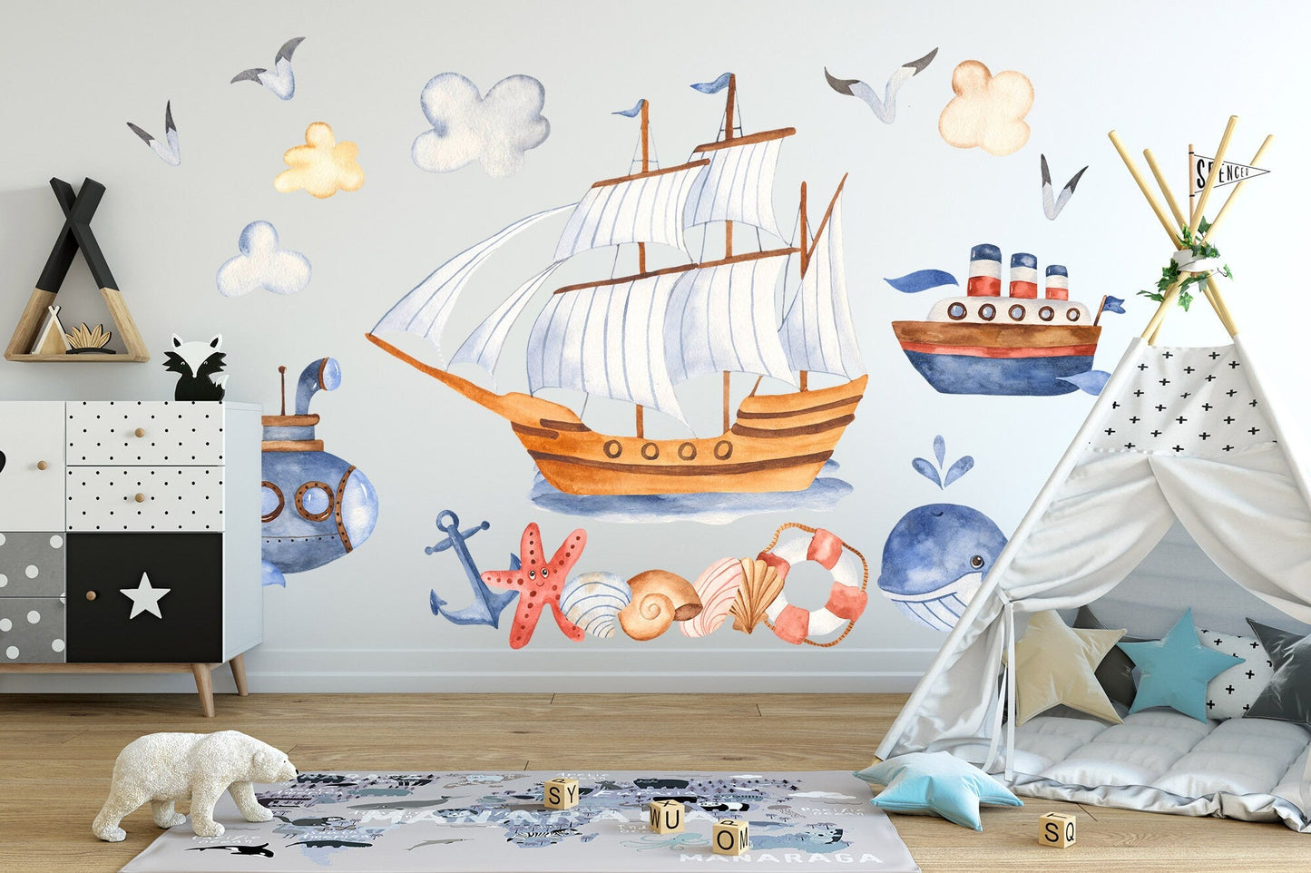 Maritime Adventures Wall Decal - BR059