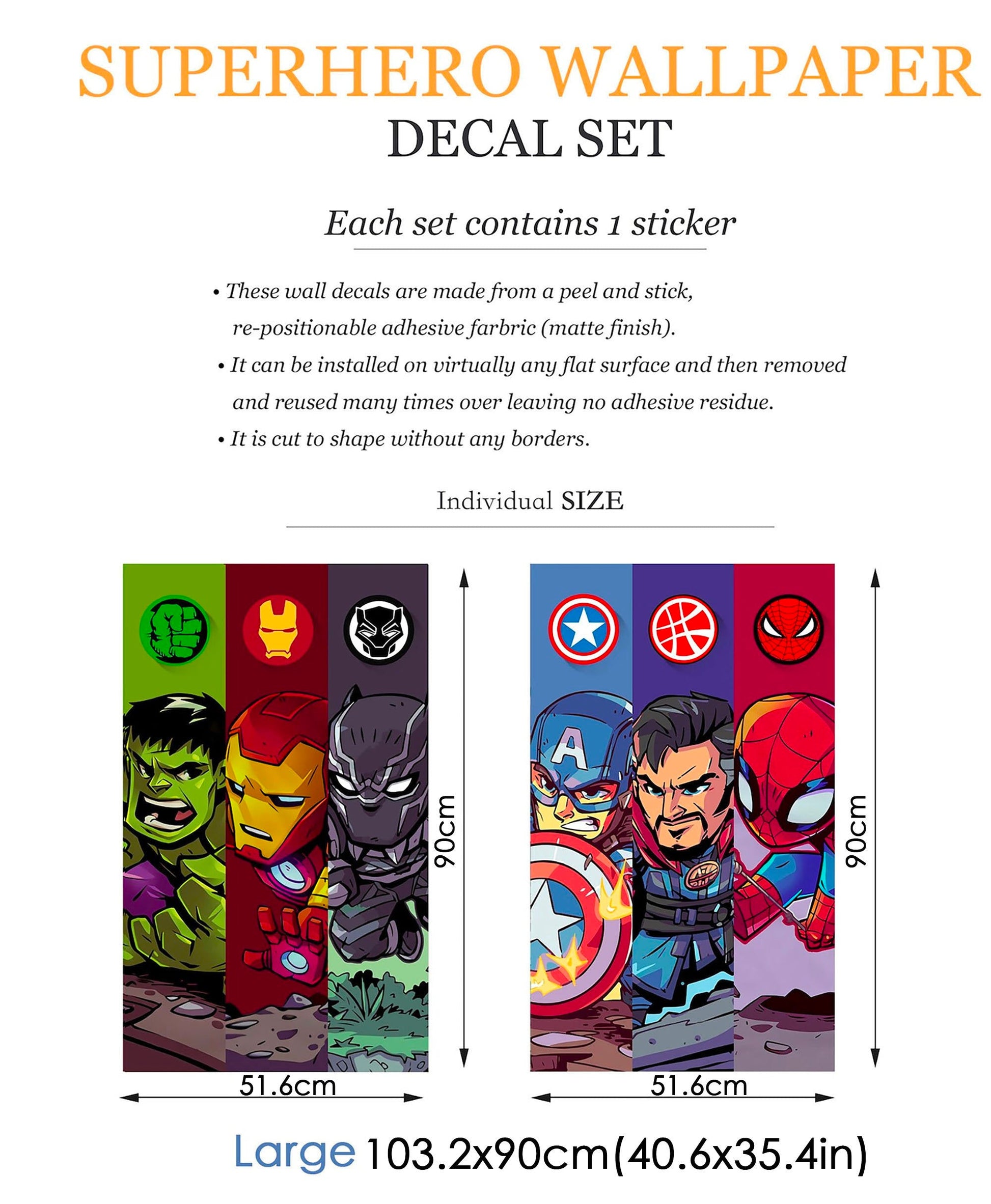 Cartoon Superheroes Banner - Iconic Logos and Portraits