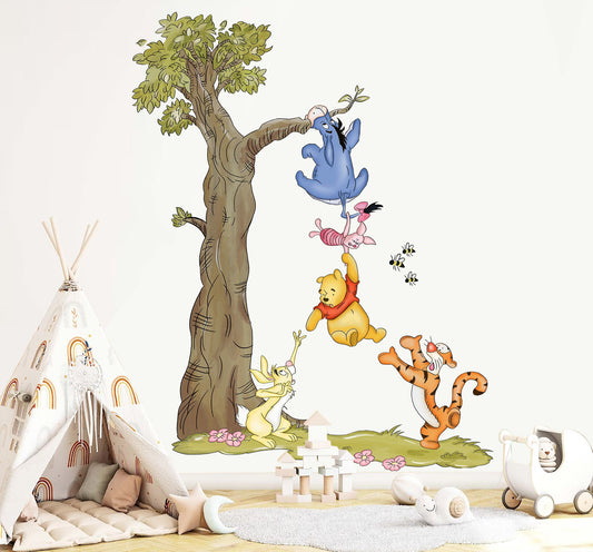 Winnie The Pooh Winnie and Friends Wall Decal Sticker - Wall Decal for Nursery
