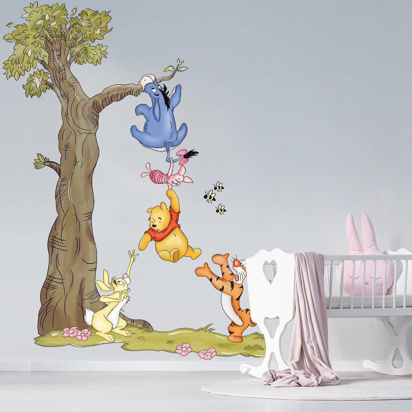 Winnie The Pooh Winnie and Friends Wall Decal Sticker - Wall Decal for Nursery