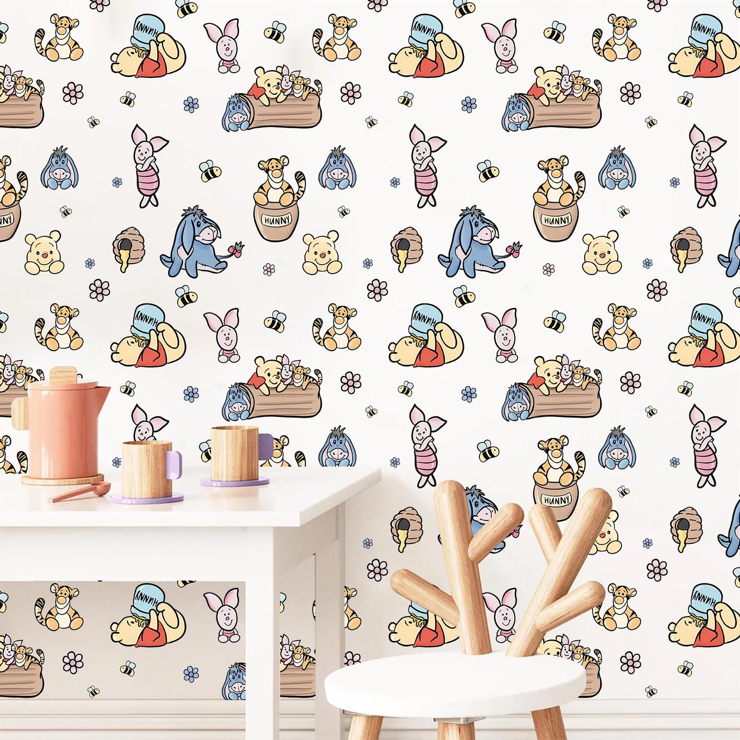 Winnie the Pooh Wall Decals Pooh Bear Nursery Wall Stickers Kids Room Decor