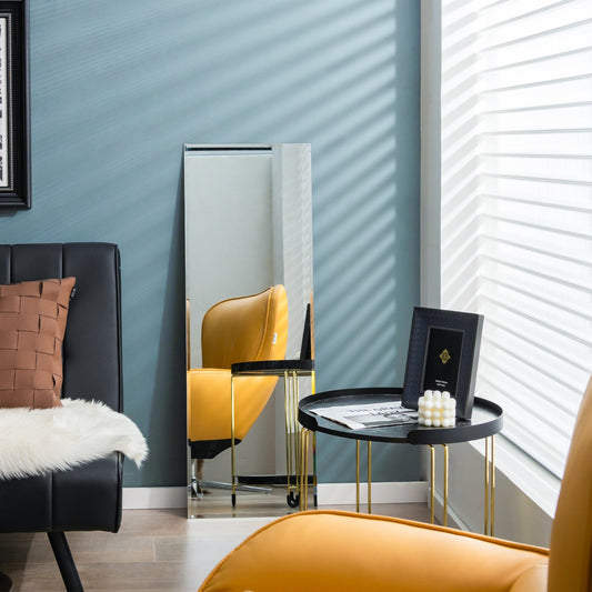 110 x 38 cm Frameless Full-Length Bevelled Wall Mirror