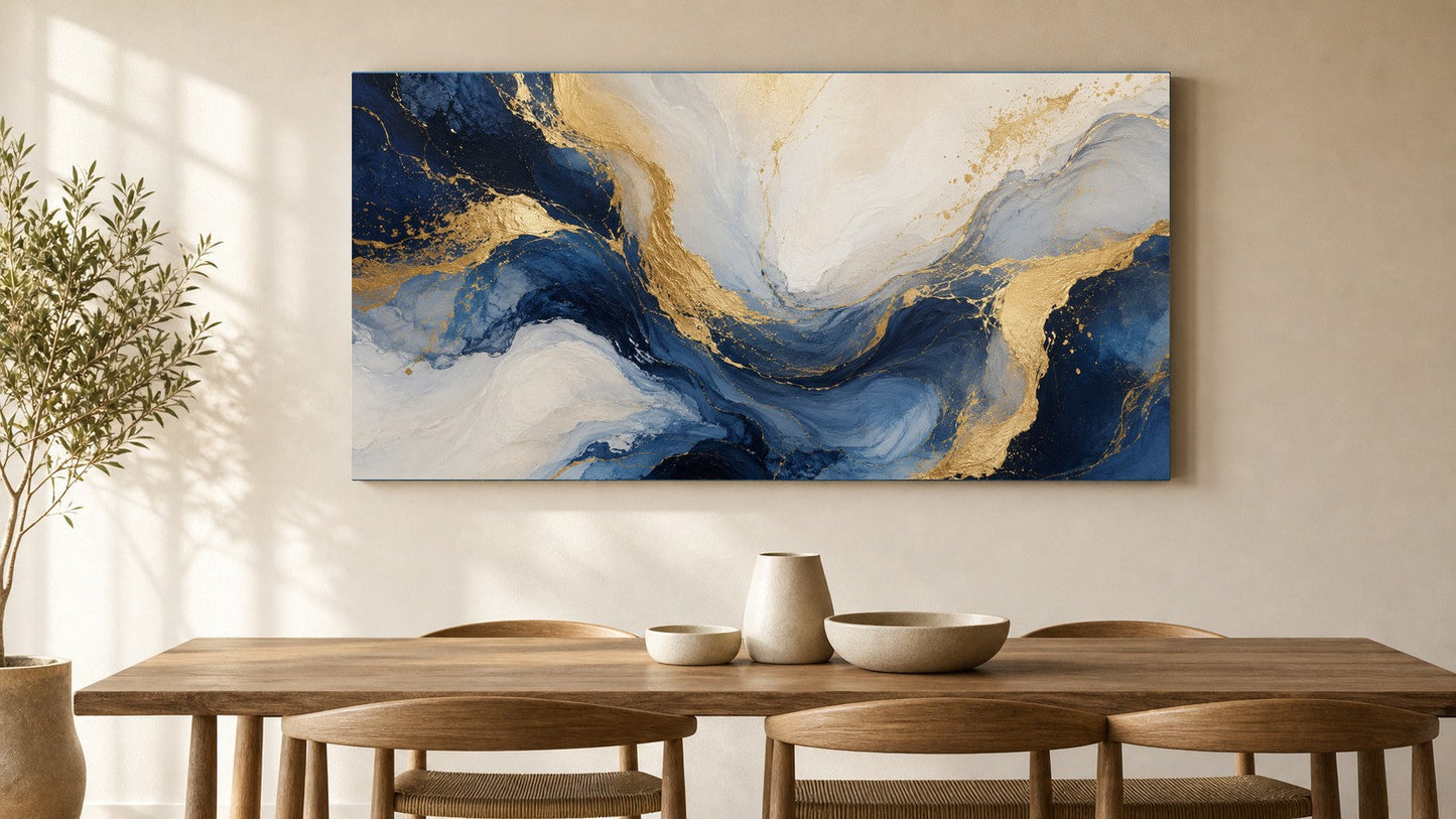 Azure Gilded Current