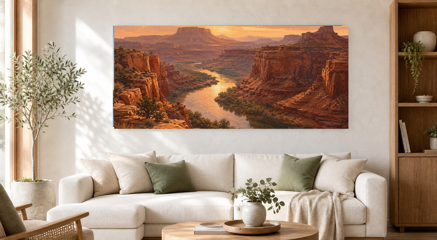 Canyon River Sundown