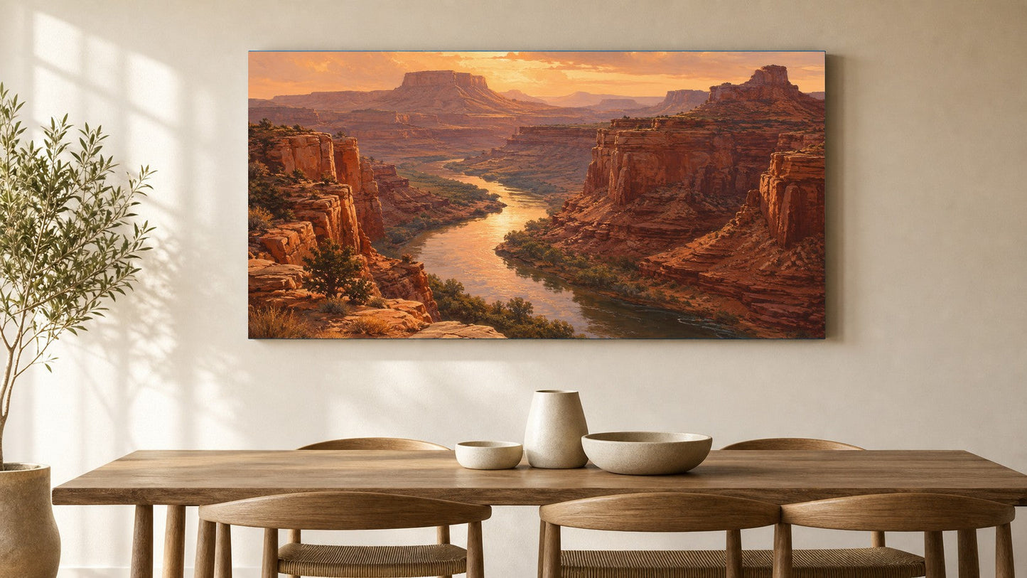 Canyon River Sundown