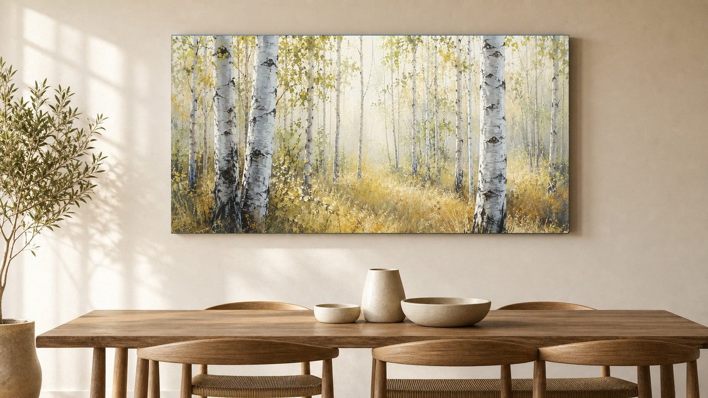Silver Birch Morning Haze