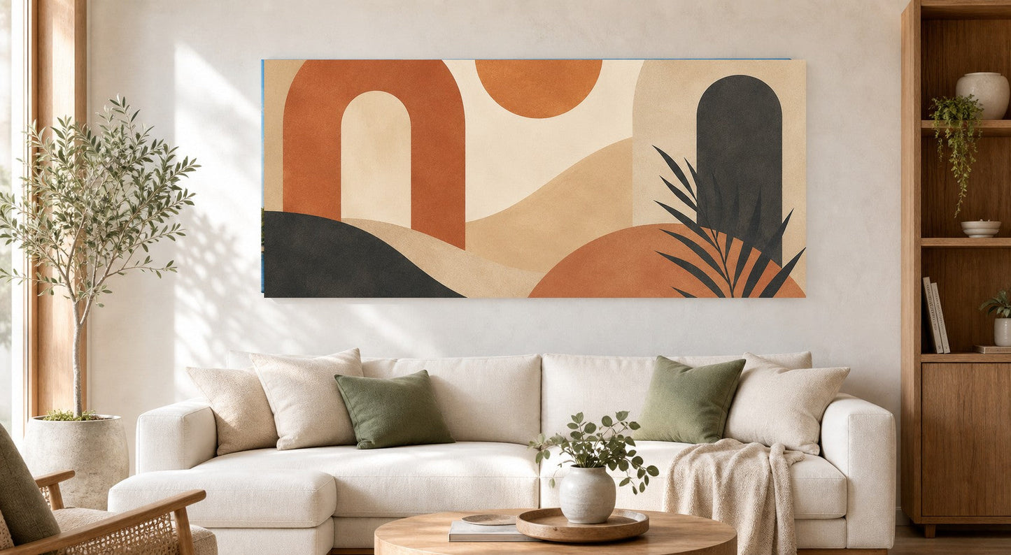 Abstract Arches Minimalist Canvas