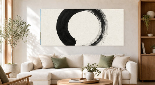 Zen Enso Circle Canvas