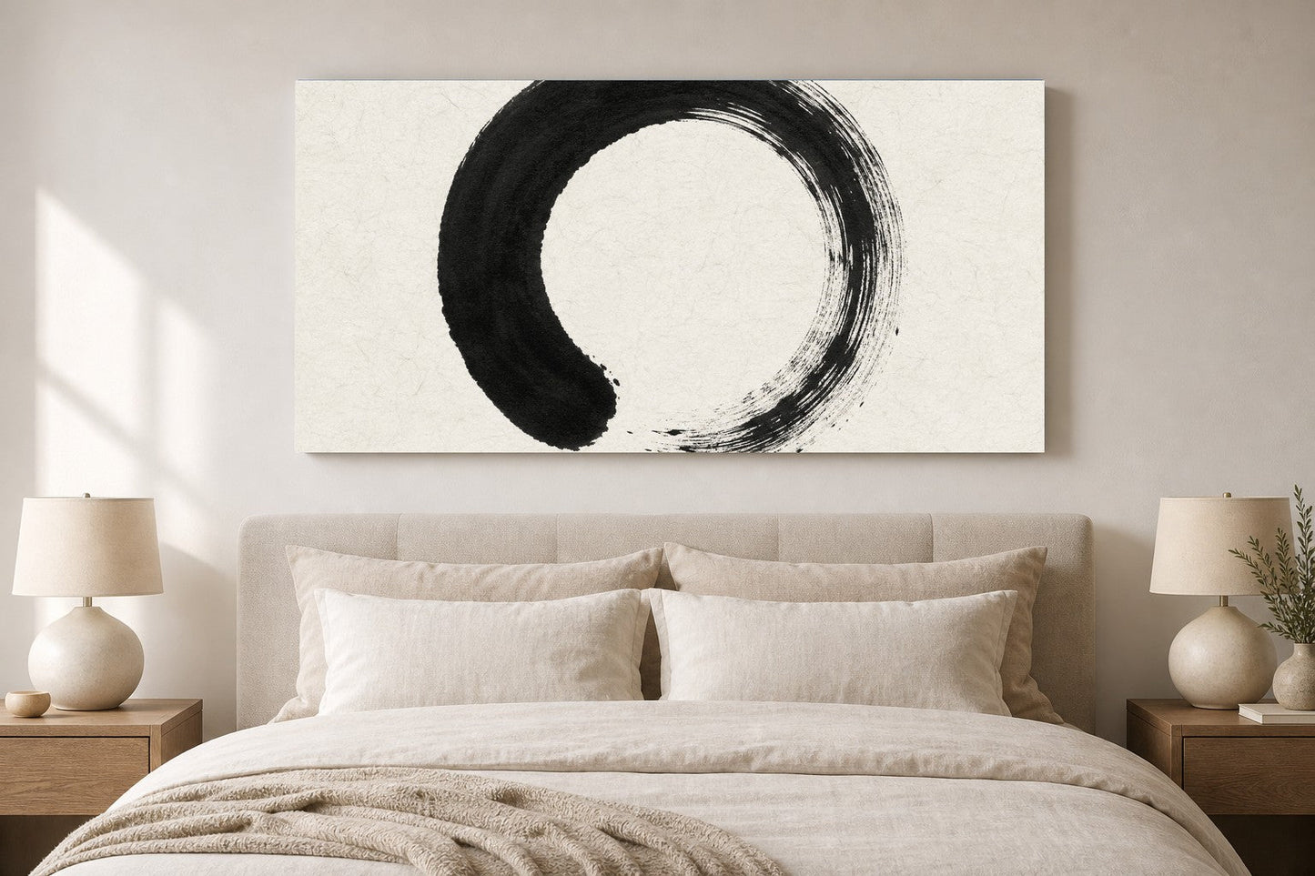 Zen Enso Circle Canvas