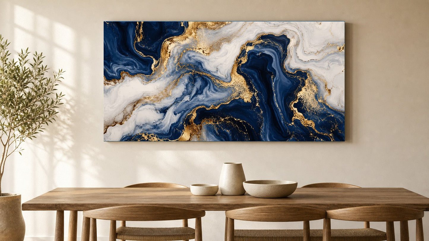 Luxurious Marble and Gold Abstraction