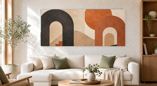 Abstract Desert Archway Landscape