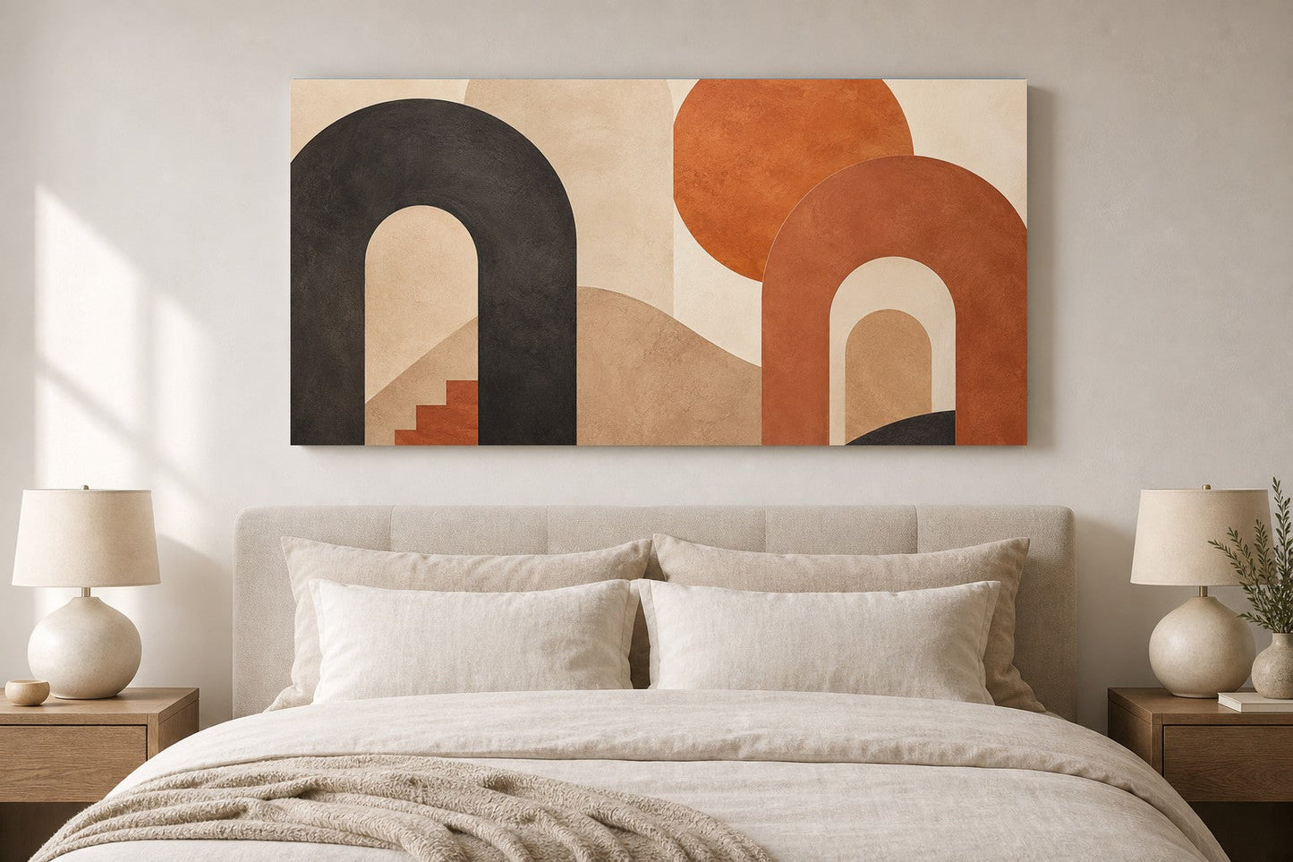 Abstract Desert Archway Landscape