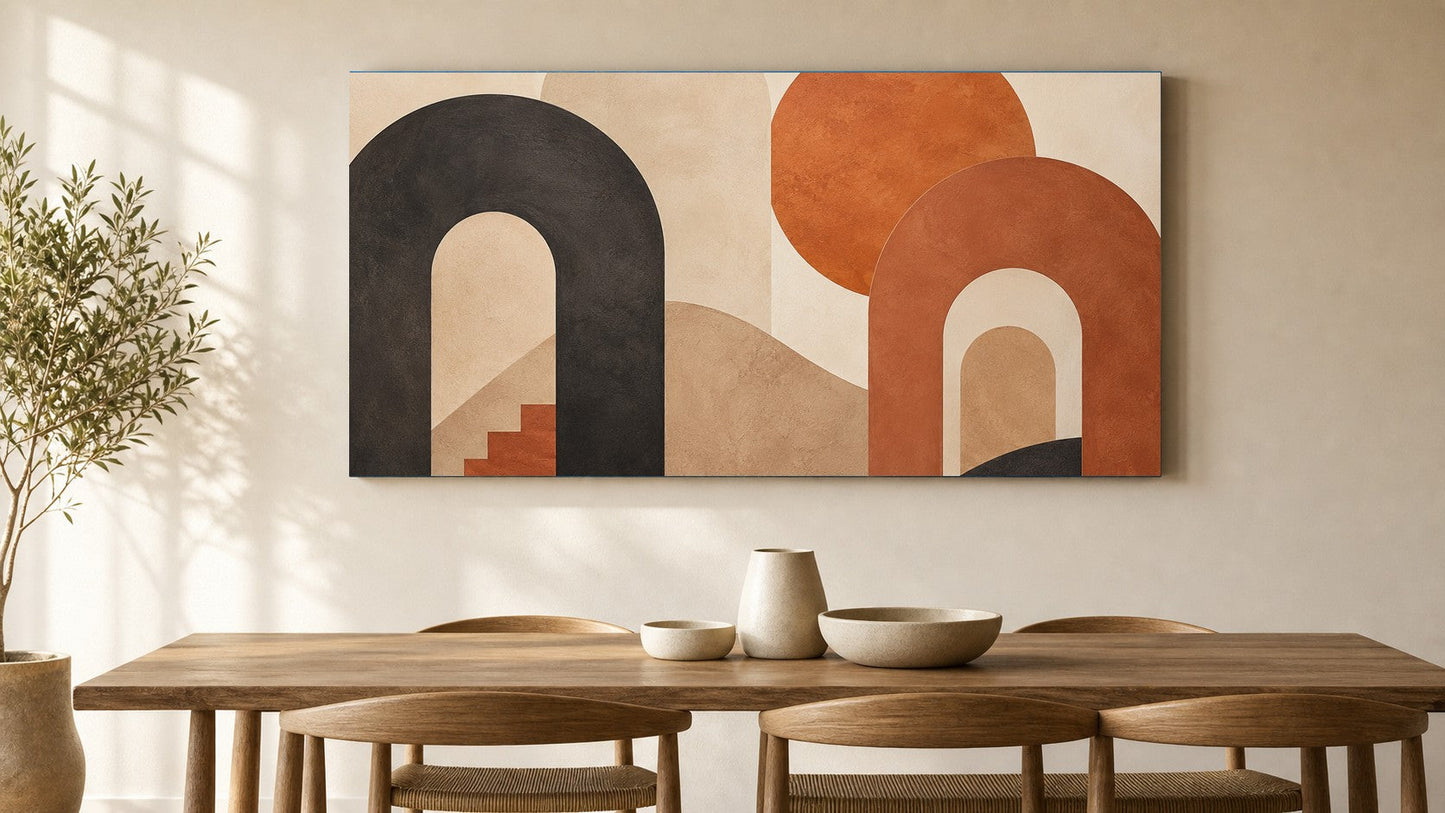 Abstract Desert Archway Landscape