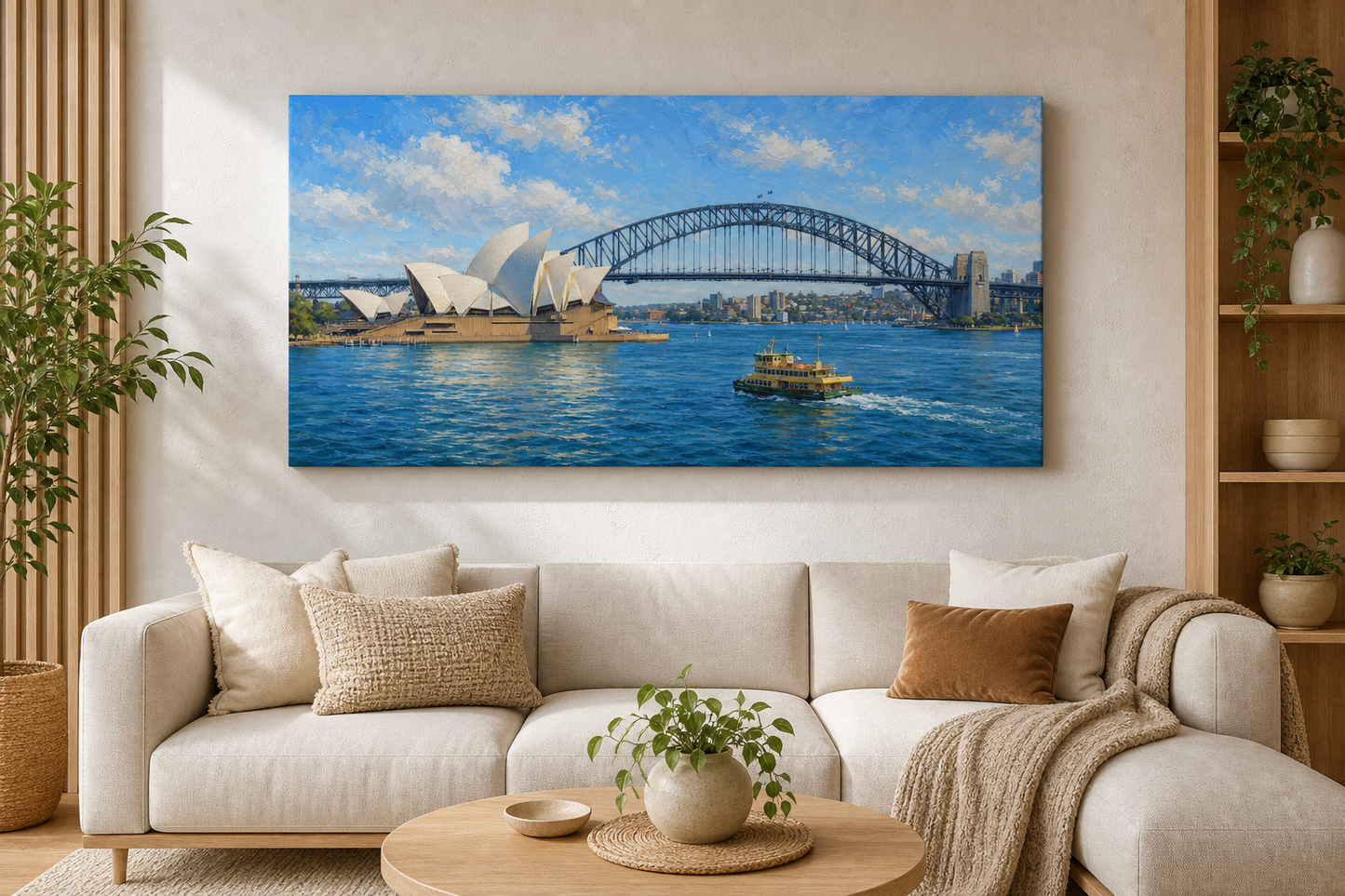 Sydney Harbour Panorama Canvas