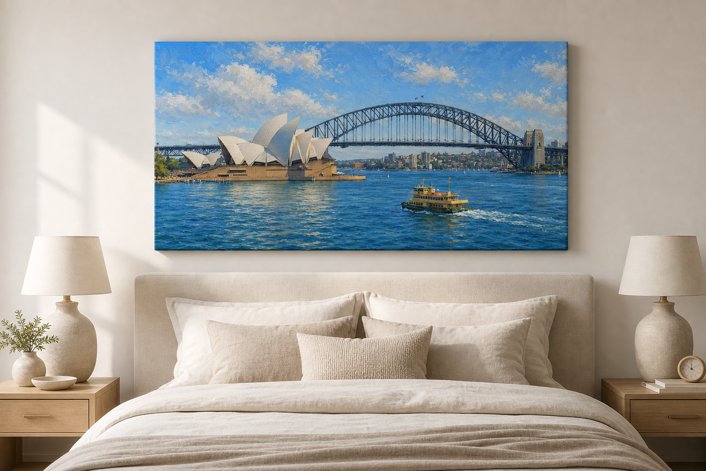 Sydney Harbour Panorama Canvas