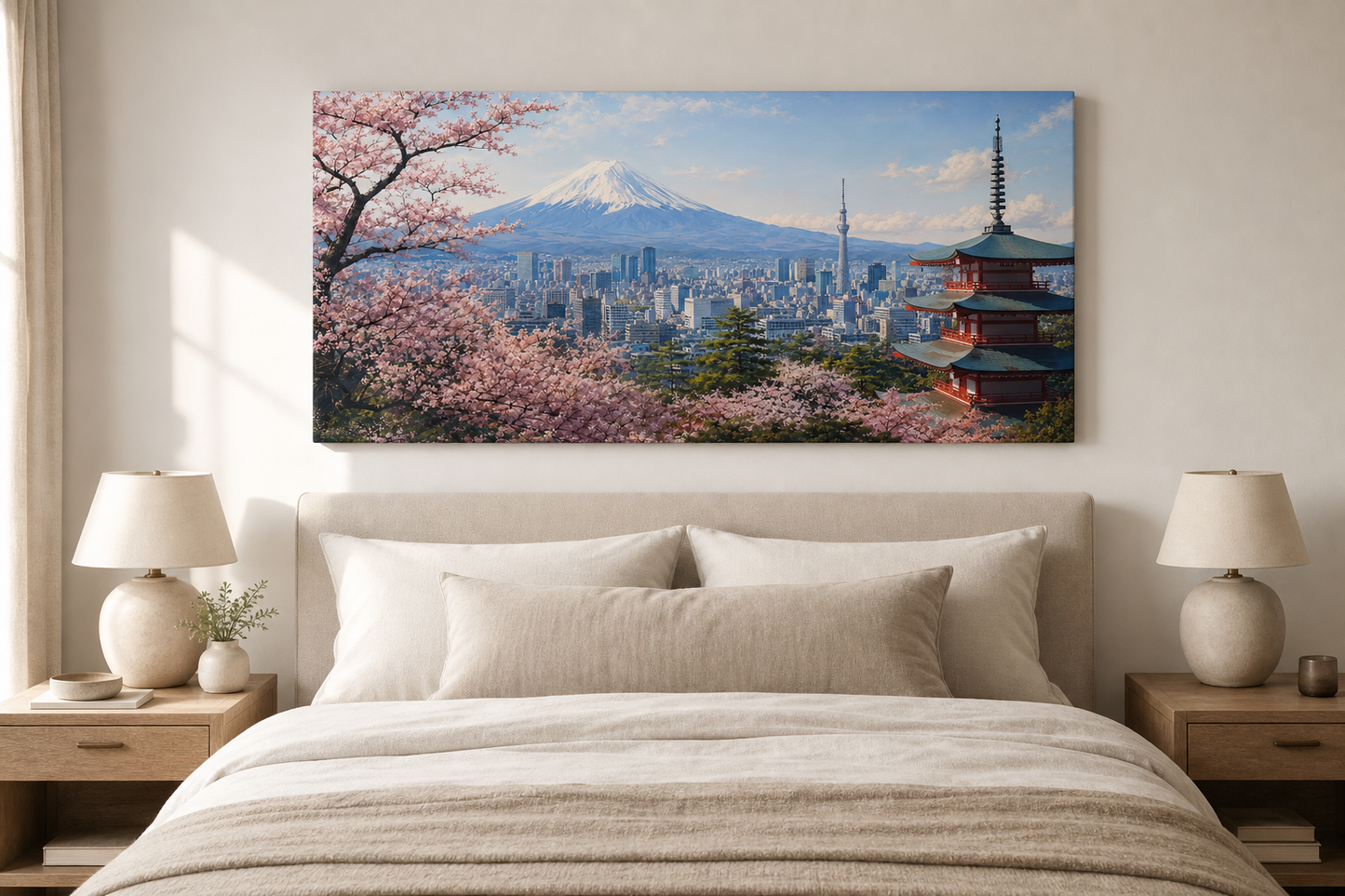 Tokyo Skyline & Mount Fuji Canvas