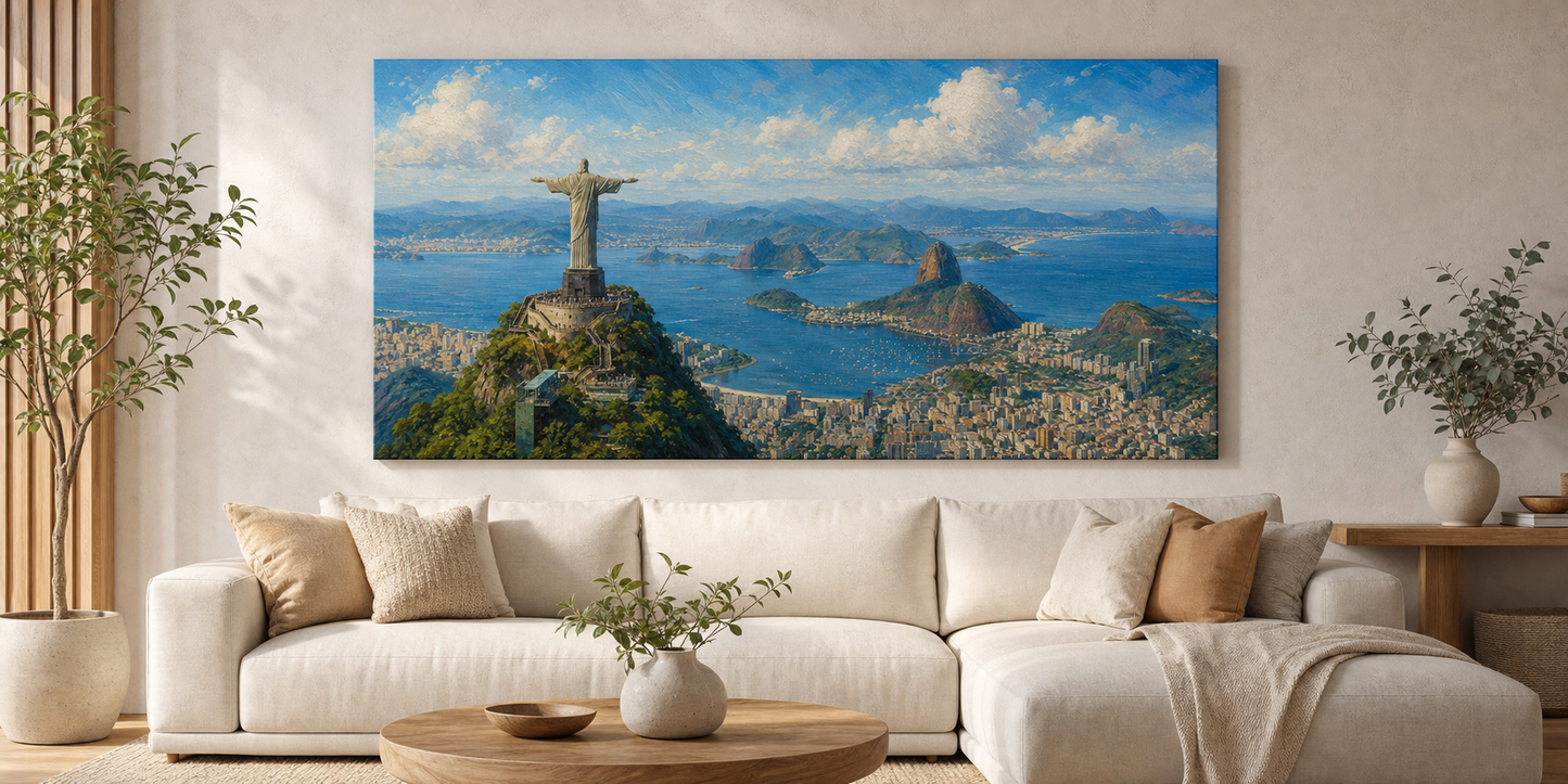 Rio de Janeiro Panorama Canvas