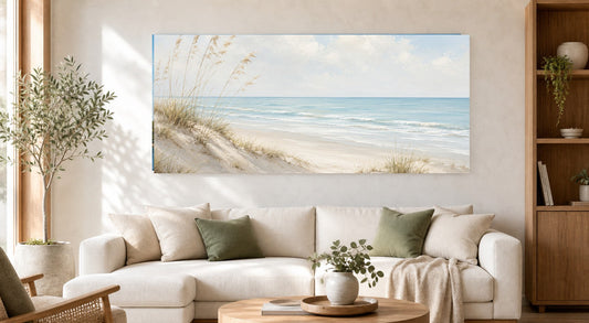 Coastal Dunes Seascape Canvas