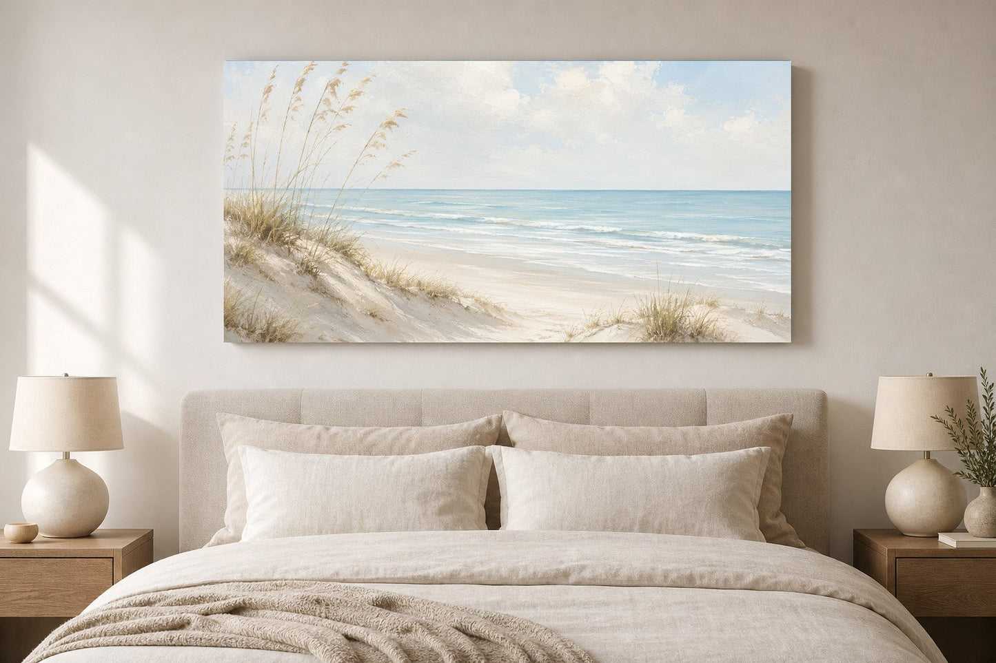 Coastal Dunes Seascape Canvas