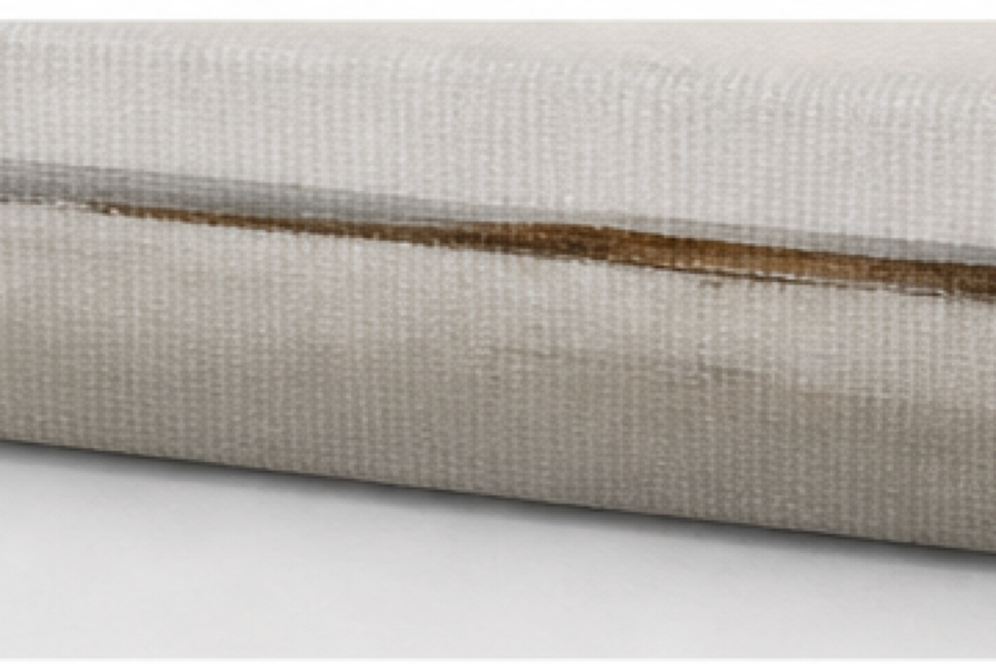 Quiet Horizon Neutral Minimalist Stretched Canvas printed canvas texture and wrapped edge detail