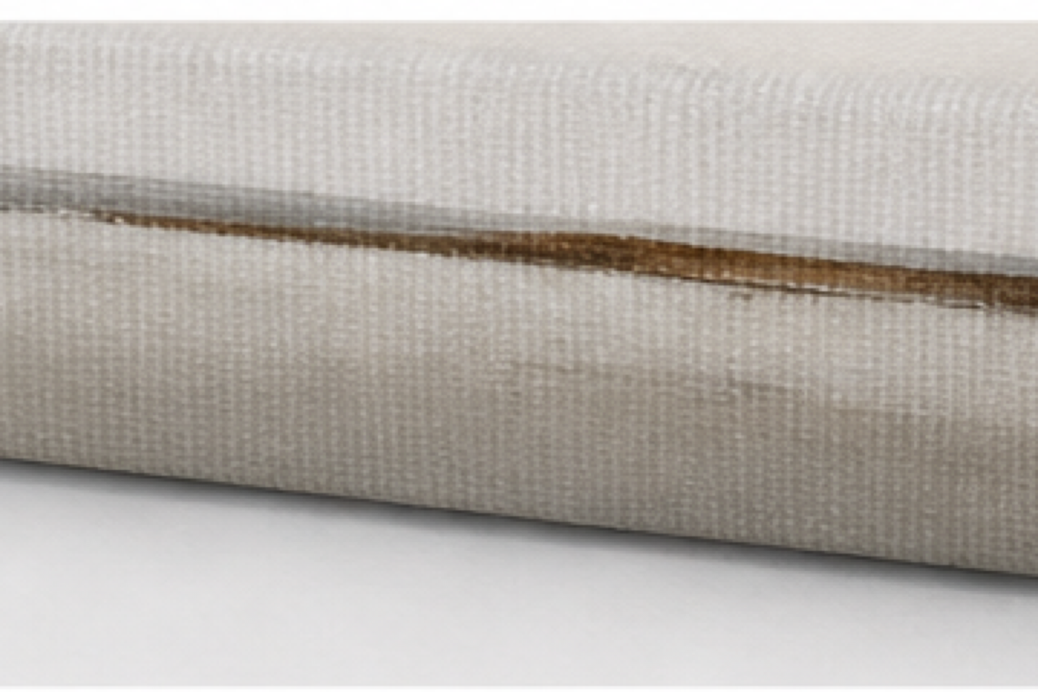 Quiet Horizon Neutral Minimalist Stretched Canvas printed canvas texture and wrapped edge detail