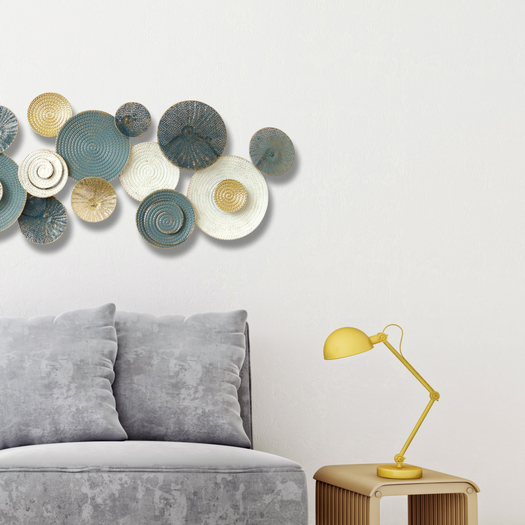 130cm Metal Wall Art Iron Sculpture - Angle 3