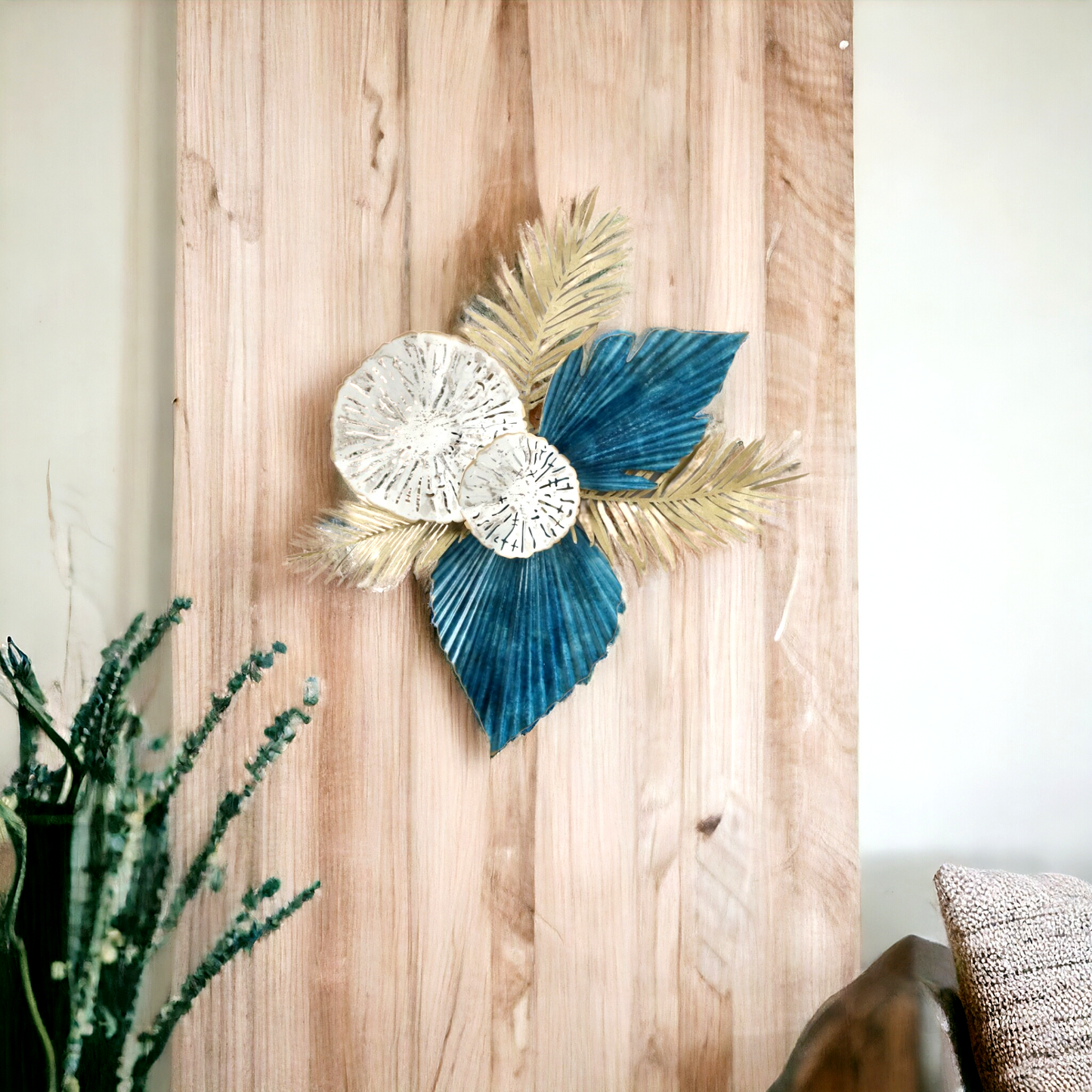 Metal Wall Art with Mirror Wall Decor