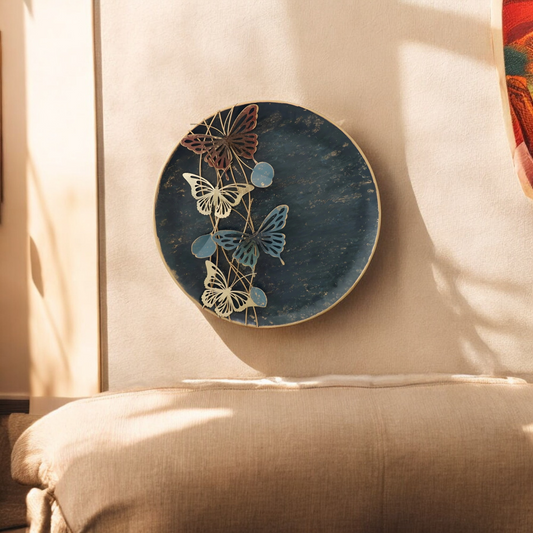 73cm Metal Wall Art Butterfly Decor