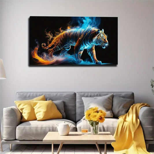 Spectacular Tiger Aesthetic Canvas Print