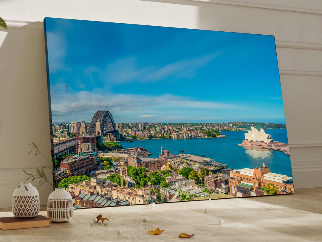 Sydney Opera House & Harbour Bridge Canvas Wall Art – product view 2