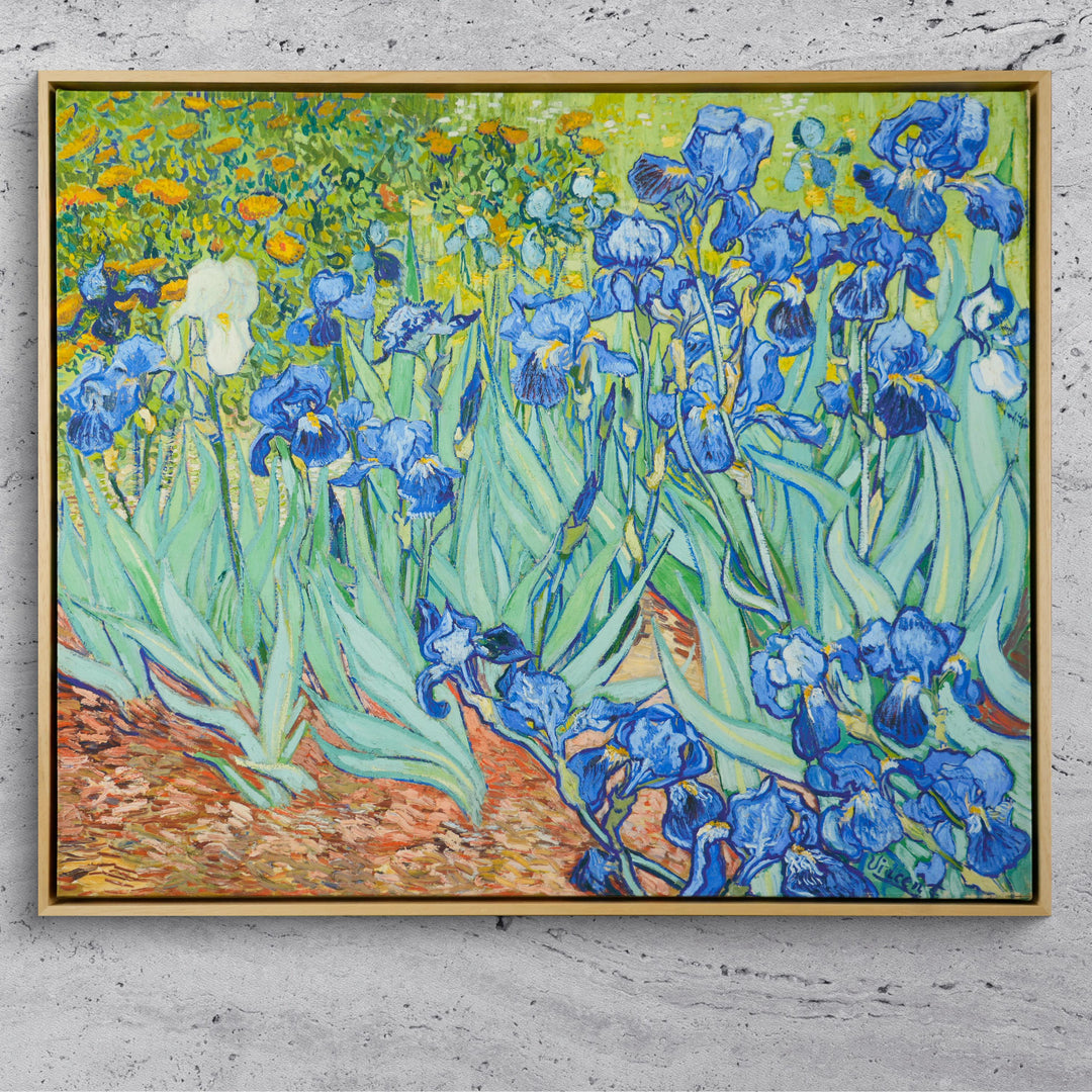 Van Gogh Irises Canvas Wall Art – Classic Floral