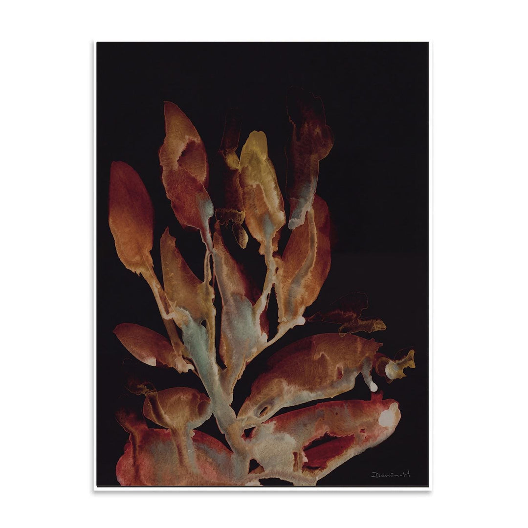 Dark Botanical Canvas Wall Art – Moody Floral – product view 5
