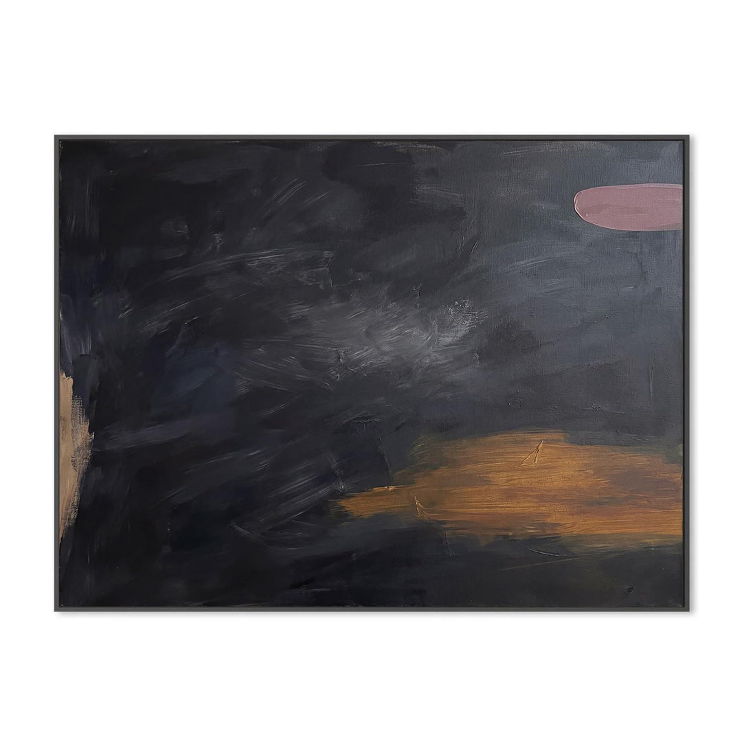Midnight Horizon Contemporary Canvas Wall Art – product view 3