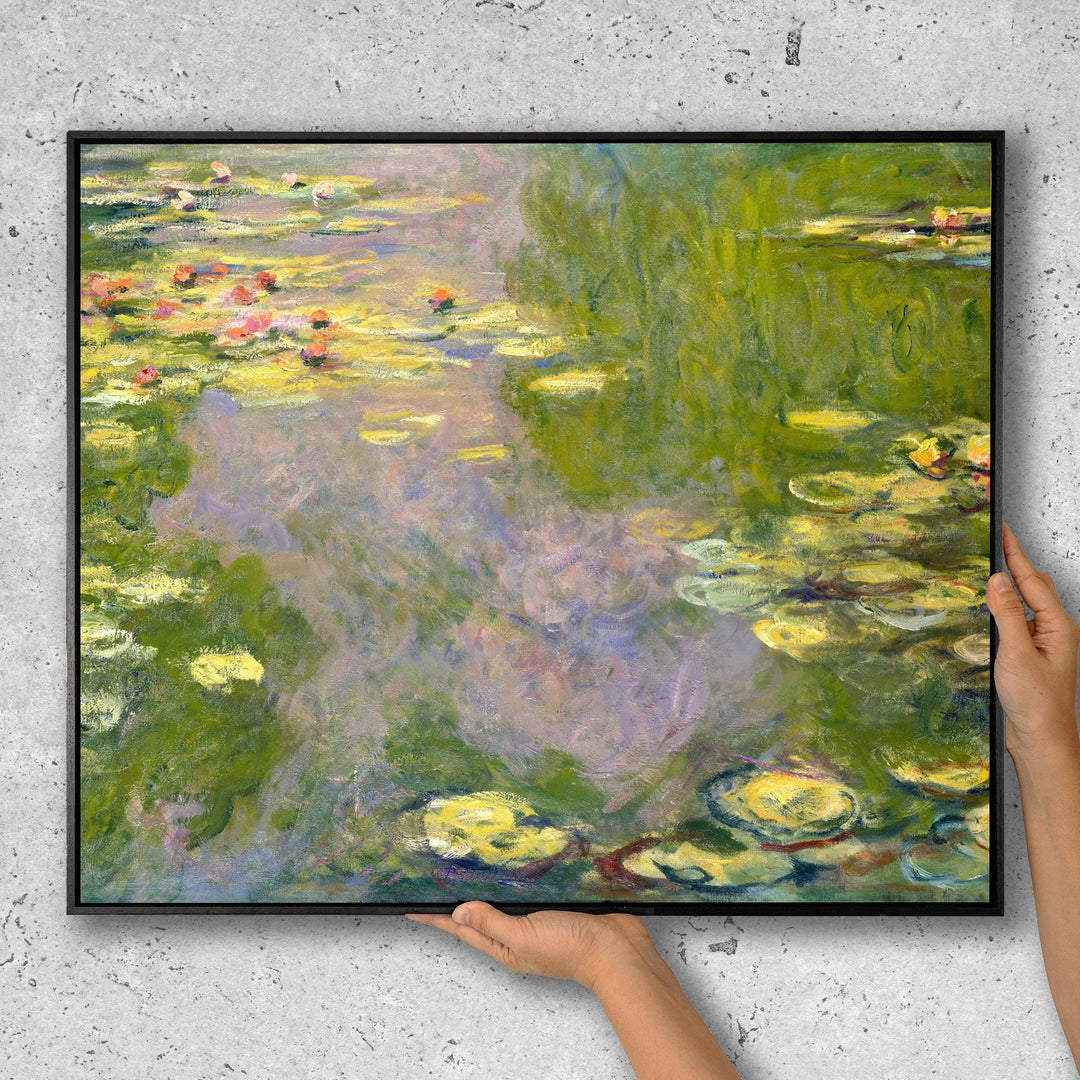 Monet Water Lilies Canvas Wall Art – Classic Pond