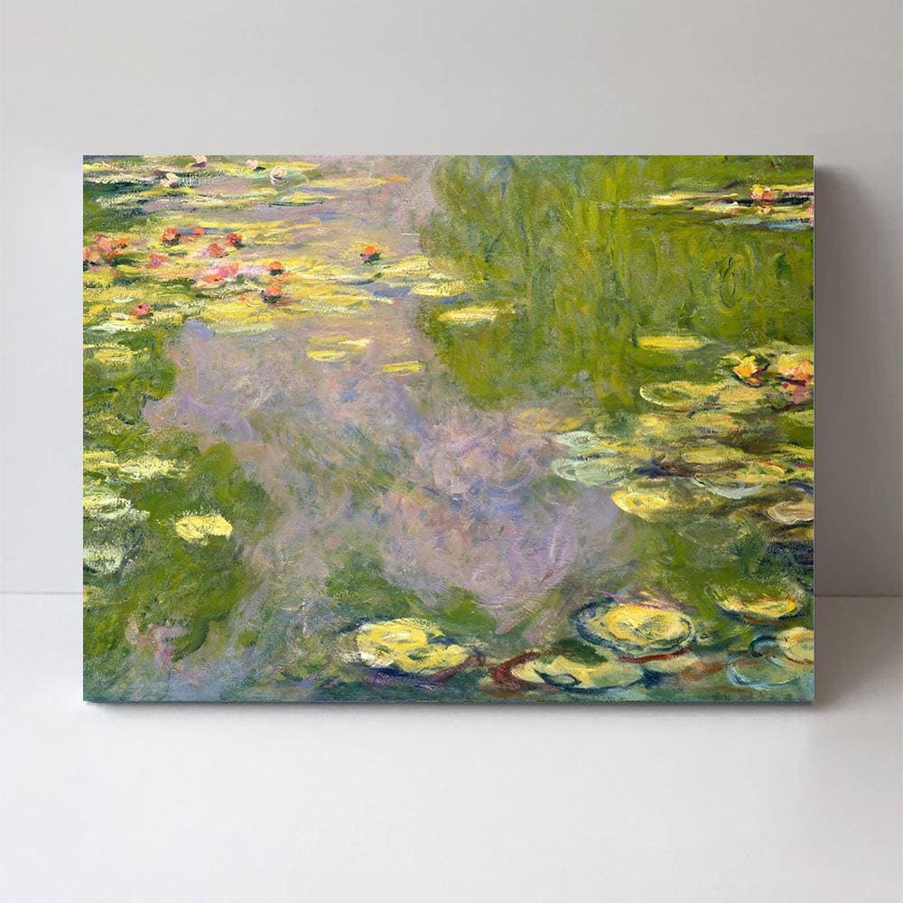 Monet Water Lilies Canvas Wall Art – Classic Pond – product view 4